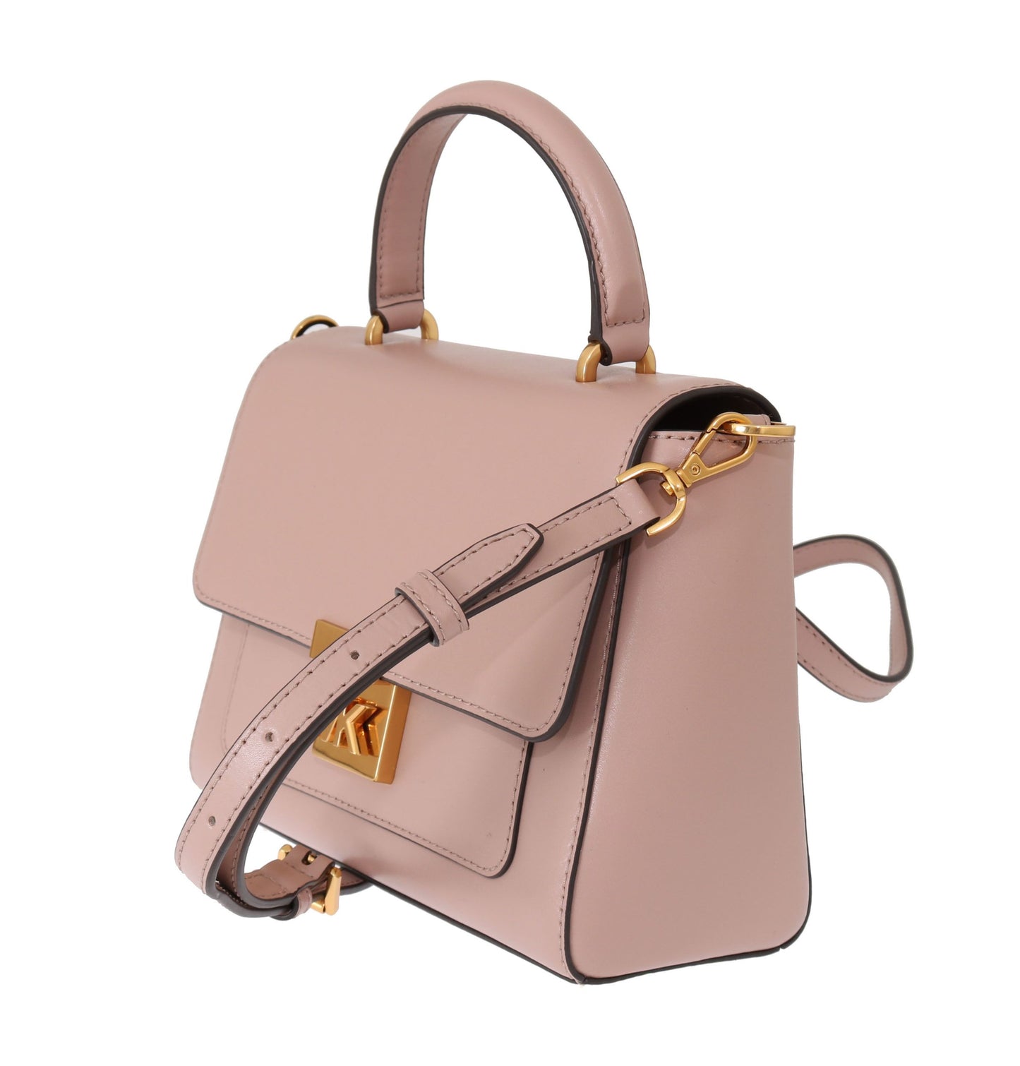 Michael Kors Sac à bandoulière en cuir rose MINDY