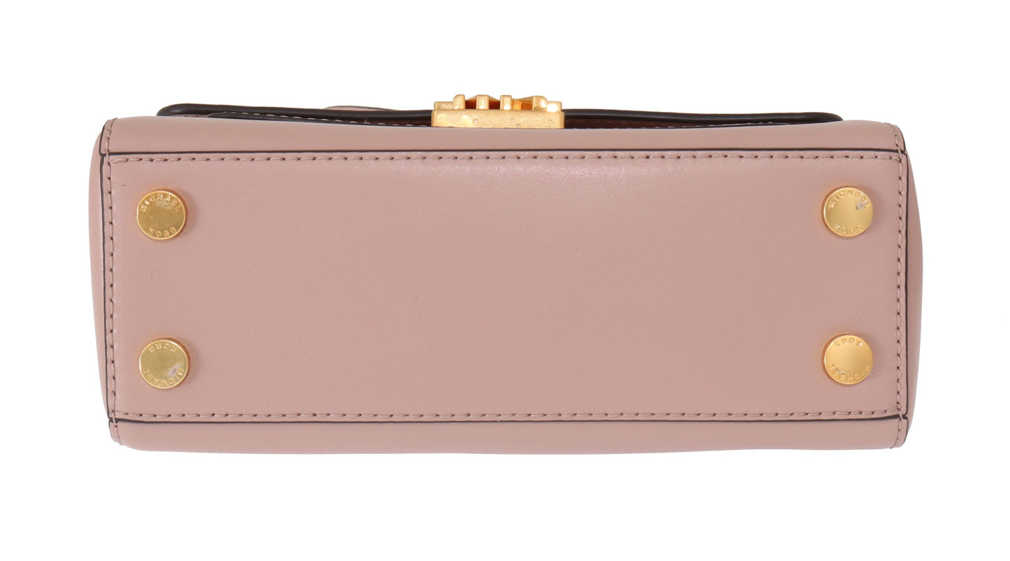 Michael Kors Rosa MINDY Leder-Umhängetasche