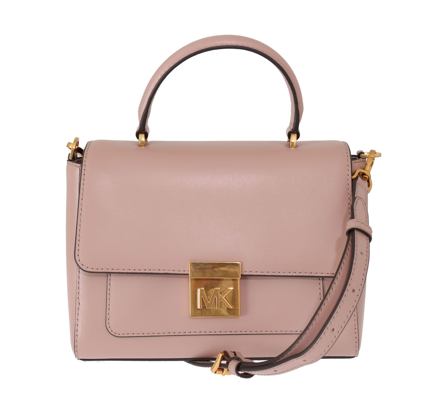 Michael Kors Sac à bandoulière en cuir rose MINDY