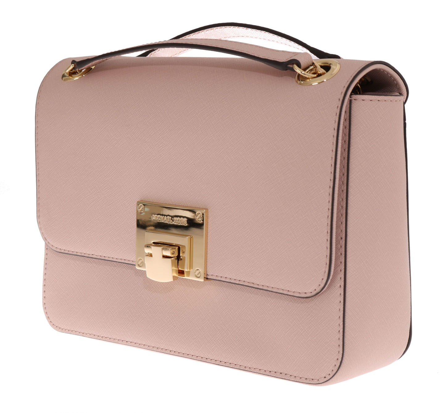 Michael Kors Sac à bandoulière en cuir rose Tina