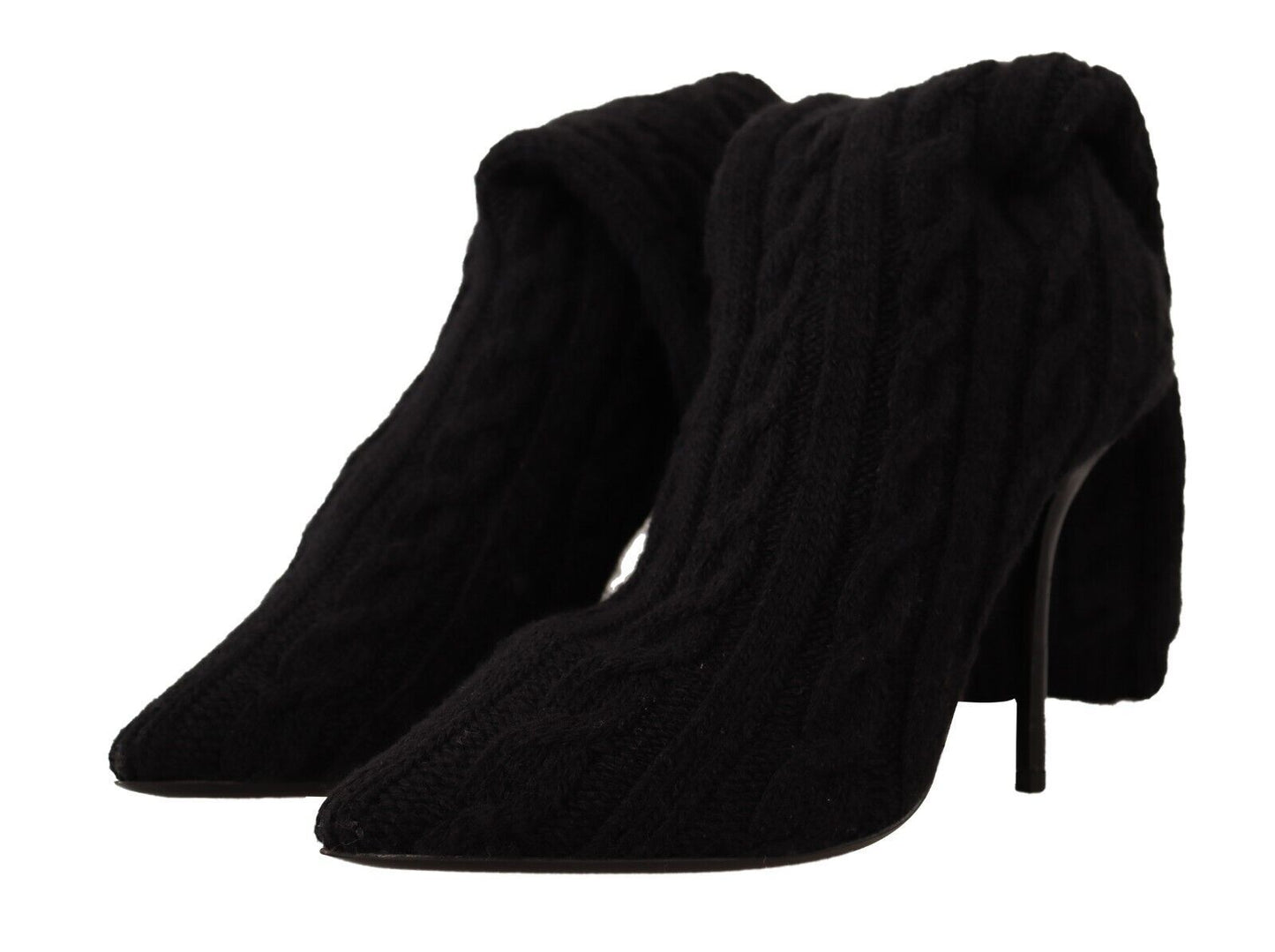 Dolce &amp; Gabbana Chaussettes extensibles noires Bottines hautes Chaussures