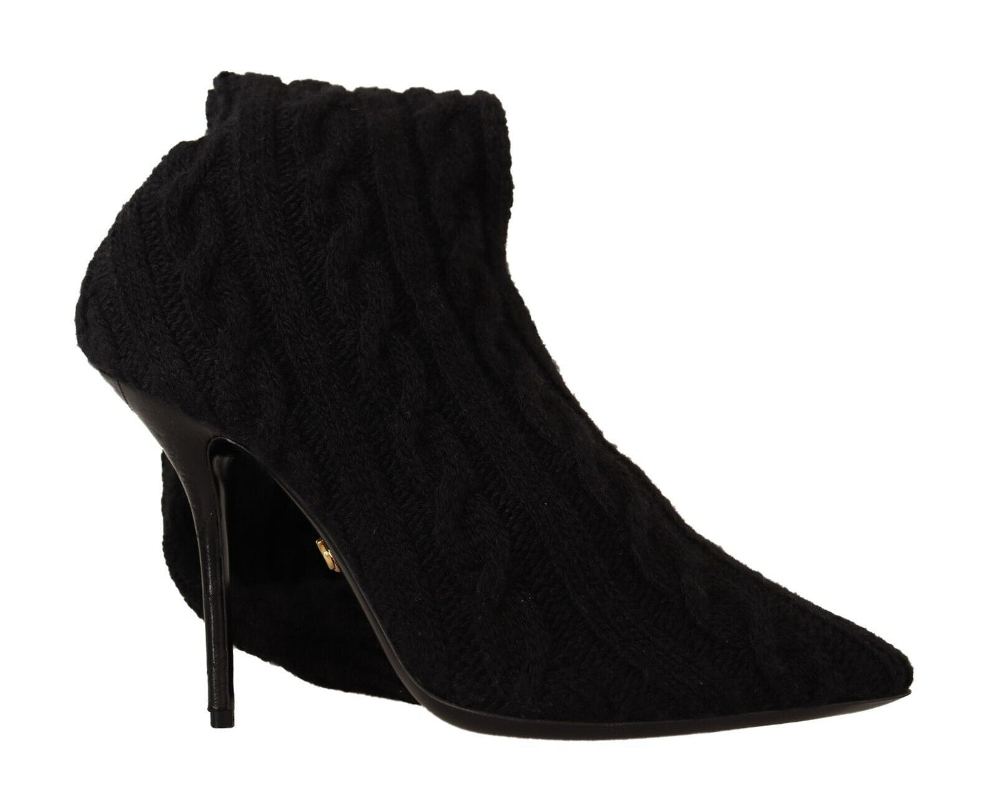 Dolce &amp; Gabbana Chaussettes extensibles noires Bottines hautes Chaussures