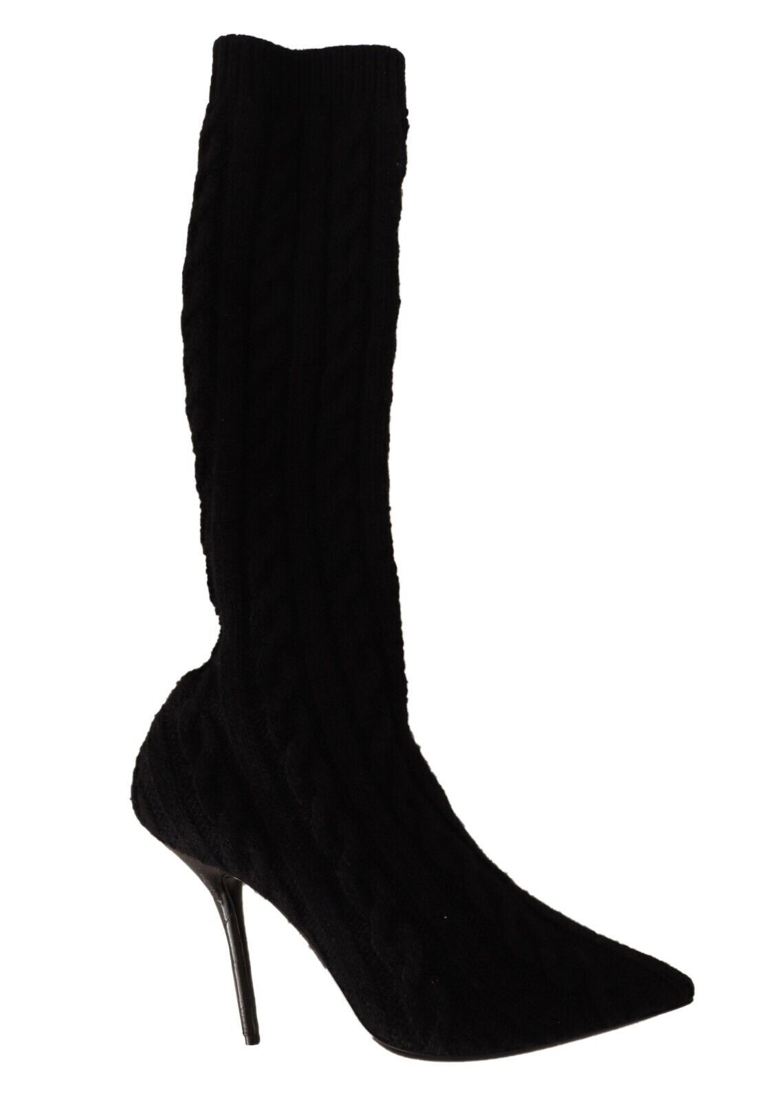 Dolce &amp; Gabbana Chaussettes extensibles noires Bottines hautes Chaussures