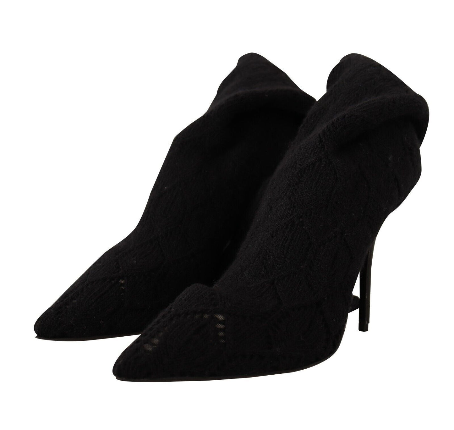 Dolce &amp; Gabbana Chaussettes extensibles noires Bottines hautes Chaussures