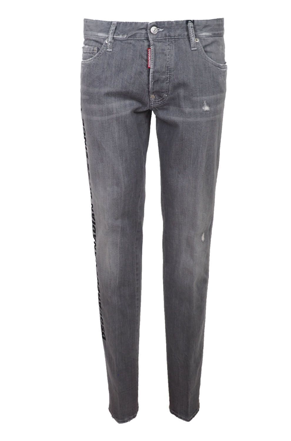 Jean et pantalon en coton gris Dsquared²