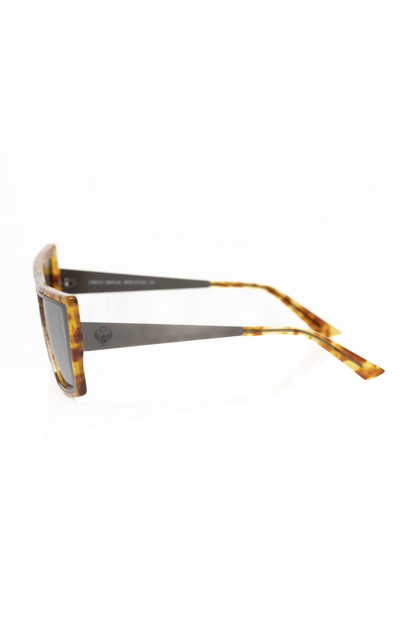 Frankie Morello Sonnenbrille aus braunem Acetat