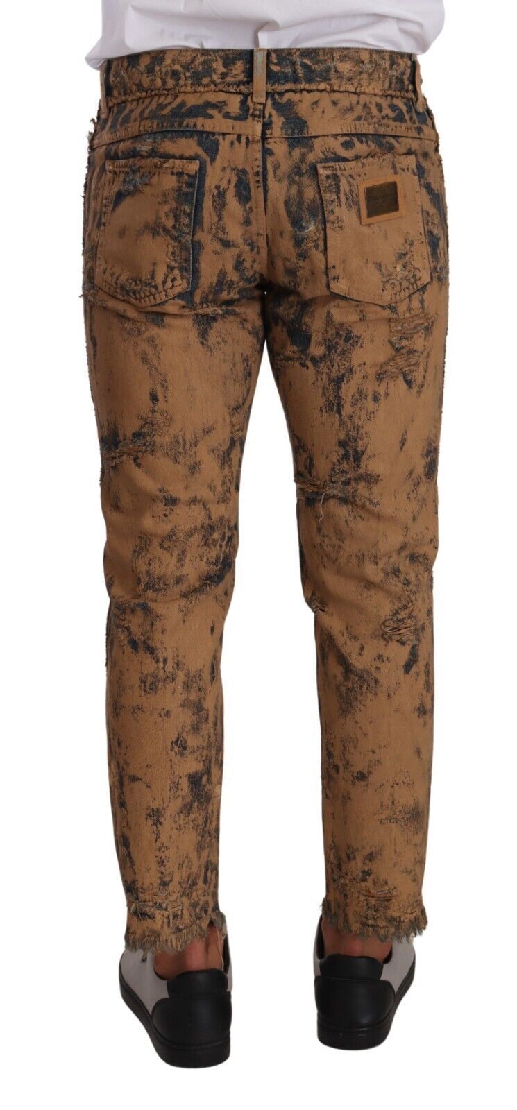 Dolce & Gabbana Authentic Distressed Denim Classic Trousers