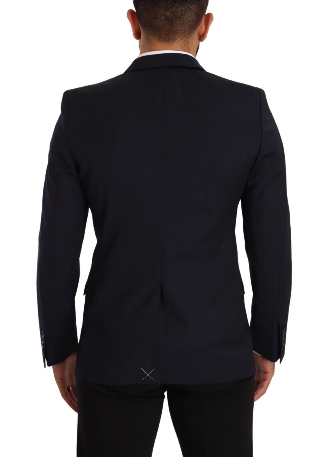 Dolce &amp; Gabbana Manteau simple boutonnage bleu foncé Blazer MARTINI