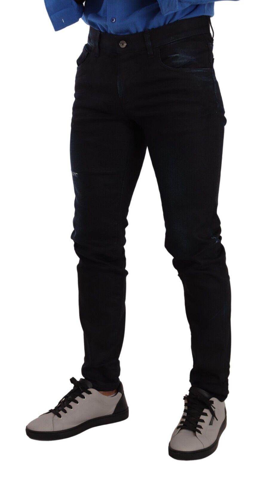 Dolce &amp; Gabbana Jean skinny stretch en coton bleu