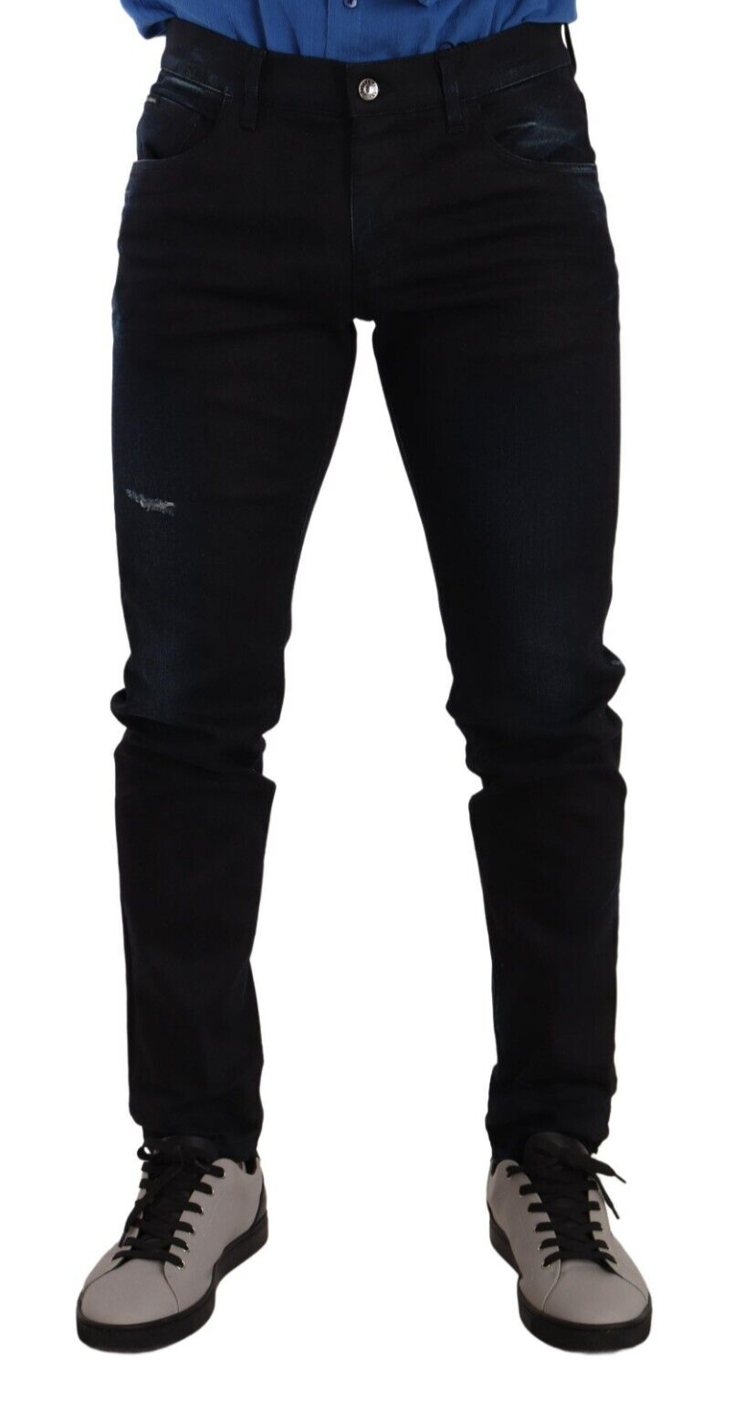 Dolce &amp; Gabbana Jean skinny stretch en coton bleu