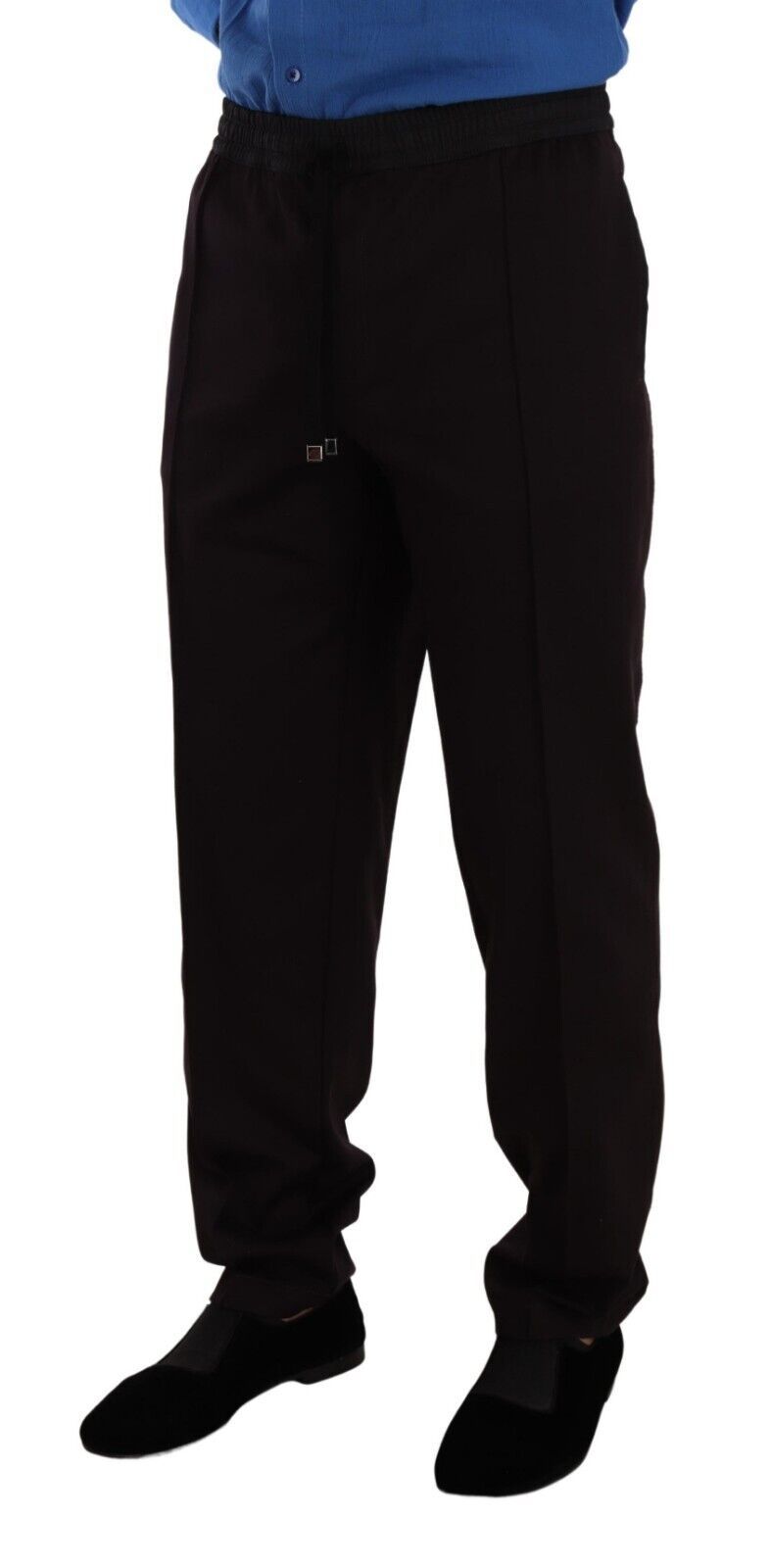 Dolce &amp; Gabbana Pantalon skinny en coton bordeaux pour homme