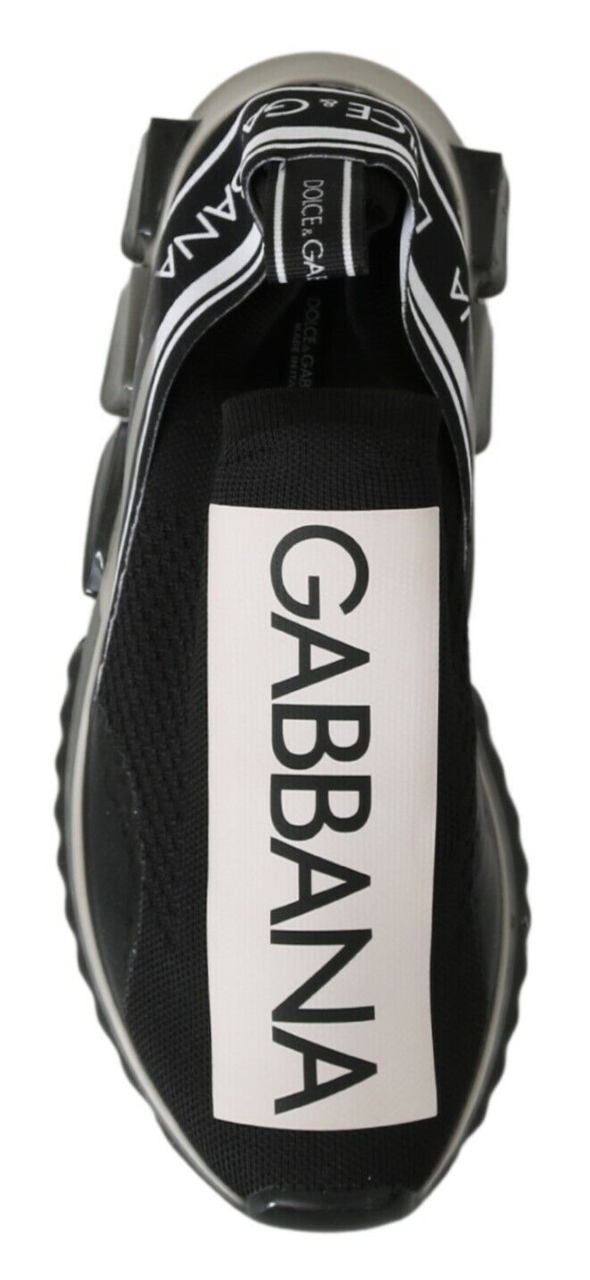 Dolce &amp; Gabbana Baskets Stretch Sport SORRENTO Noir Blanc