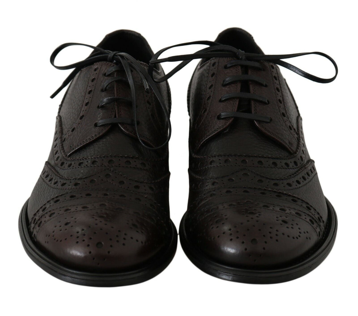 Dolce &amp; Gabbana Chaussures formelles Derby à bout d'aile en cuir marron