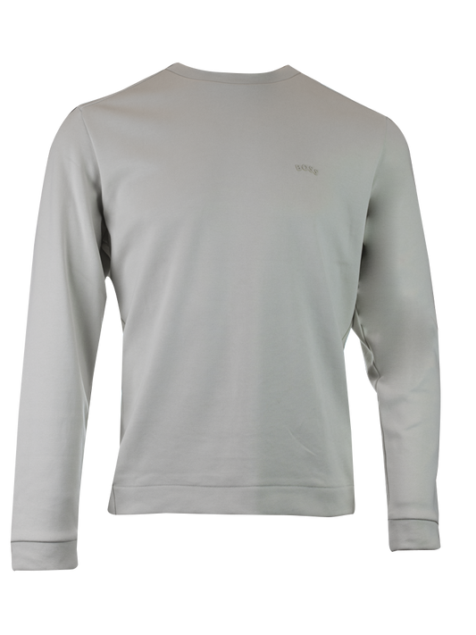 Hugo Boss Beige Baumwoll-Rundhals-Sweatshirt