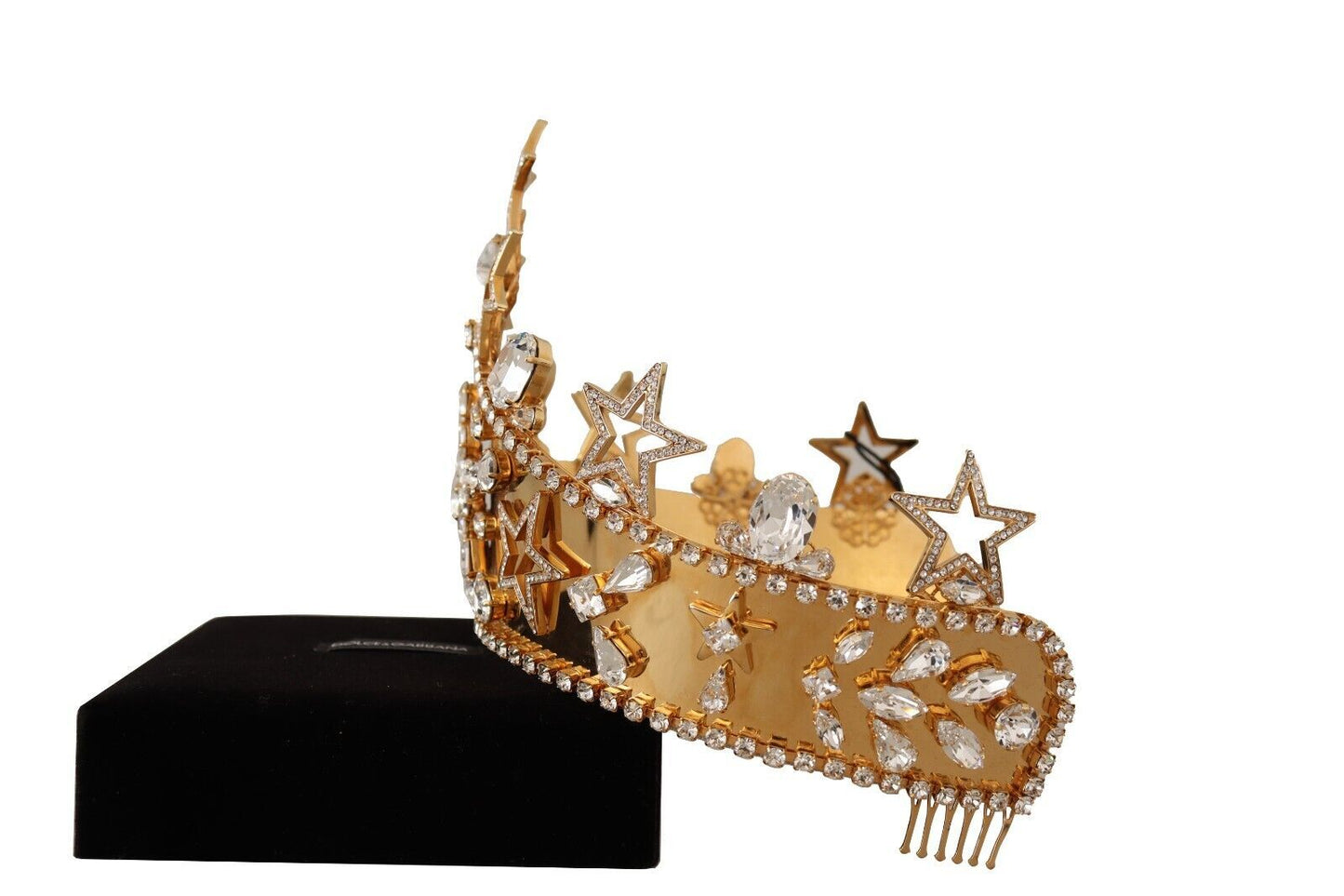 Dolce & Gabbana Elegant Crystal Diadem Tiara – A Regal Touch