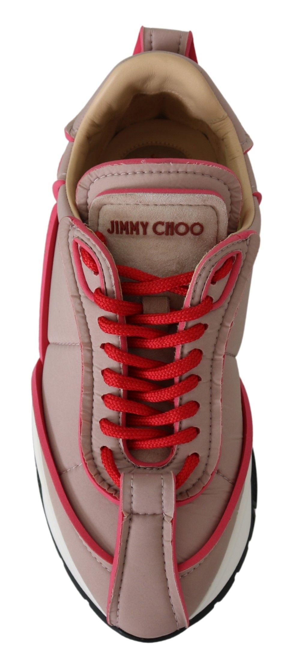 Jimmy Choo Baskets Ballet Raine roses et rouges