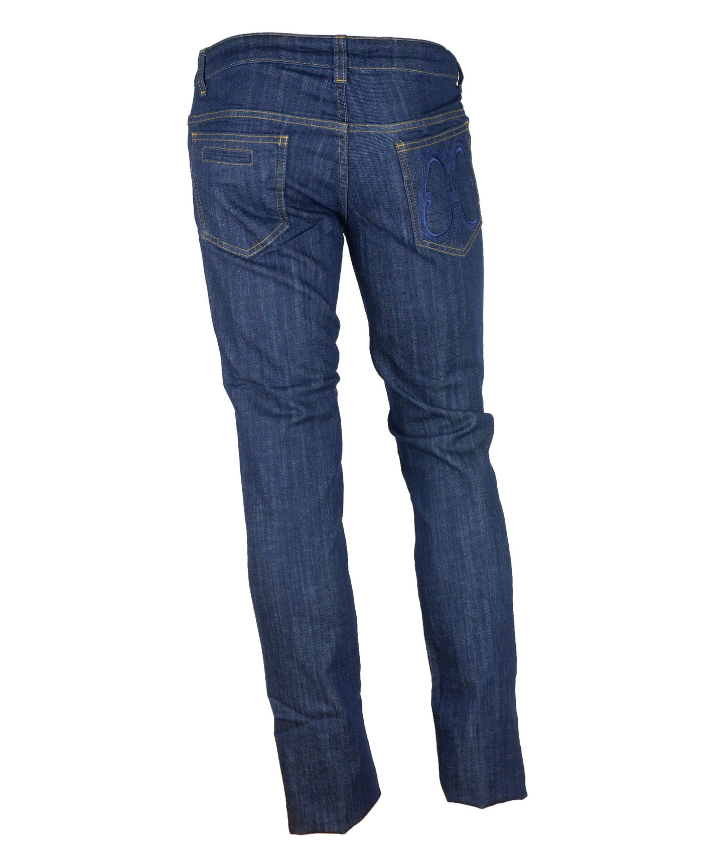 Jeans et pantalons en coton bleu Cavalli Class