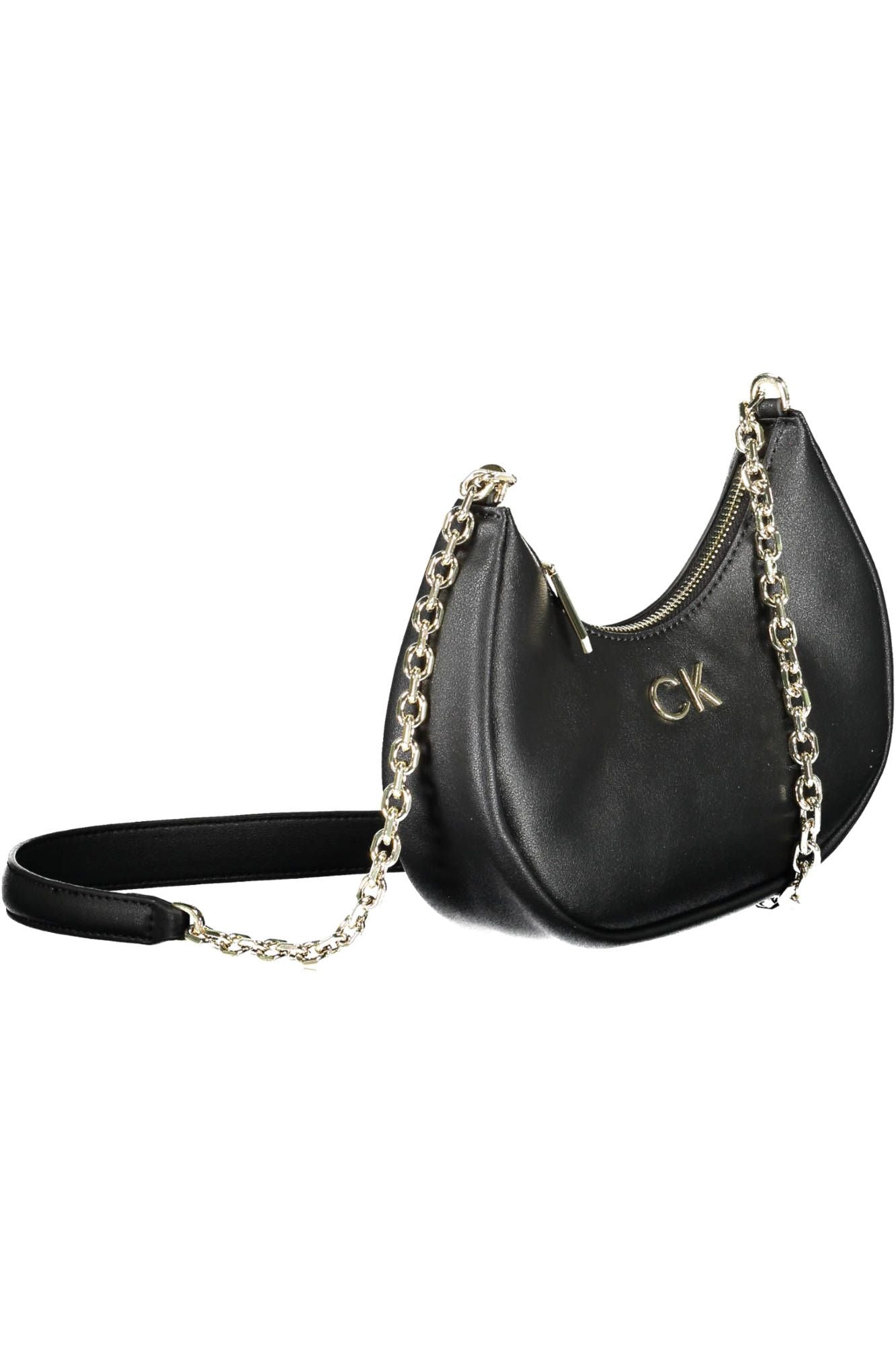 Calvin Klein Elegant Black Chain Shoulder Bag