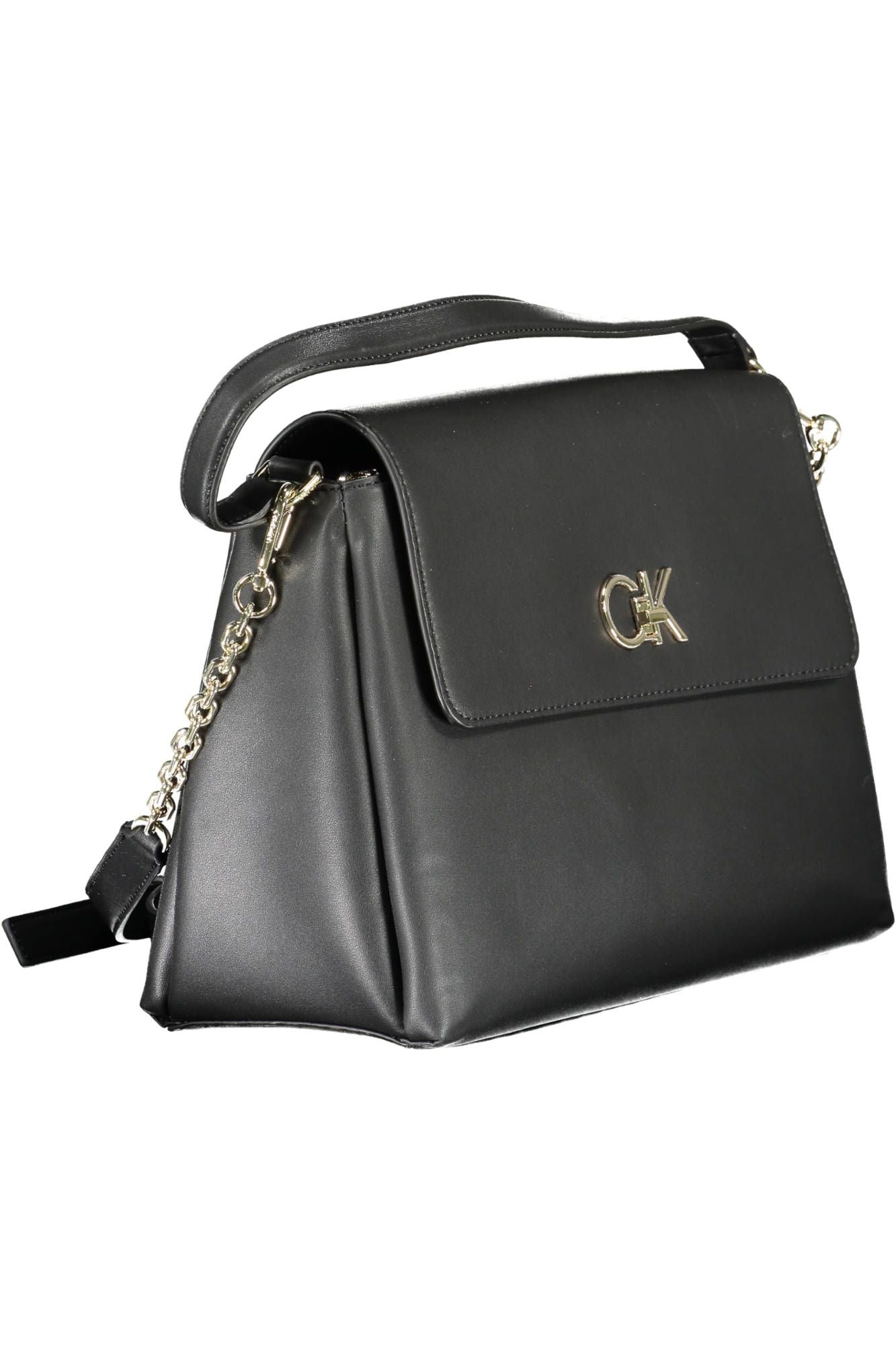 Calvin Klein Elegant Black Shoulder Handbag