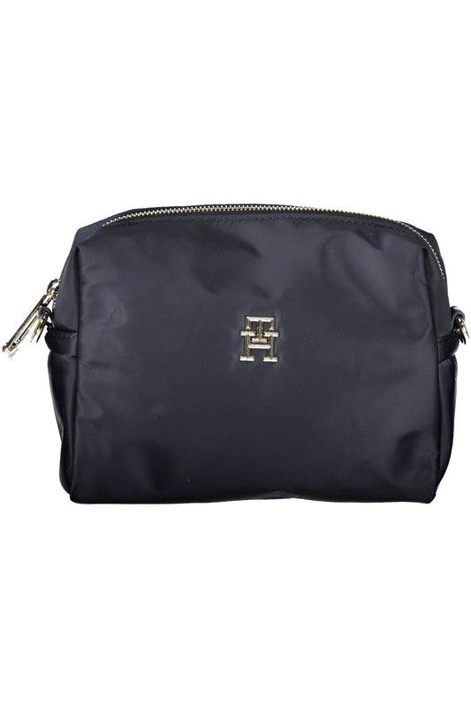 Tommy Hilfiger Chic Blue Shoulder Bag with Contrasting Details