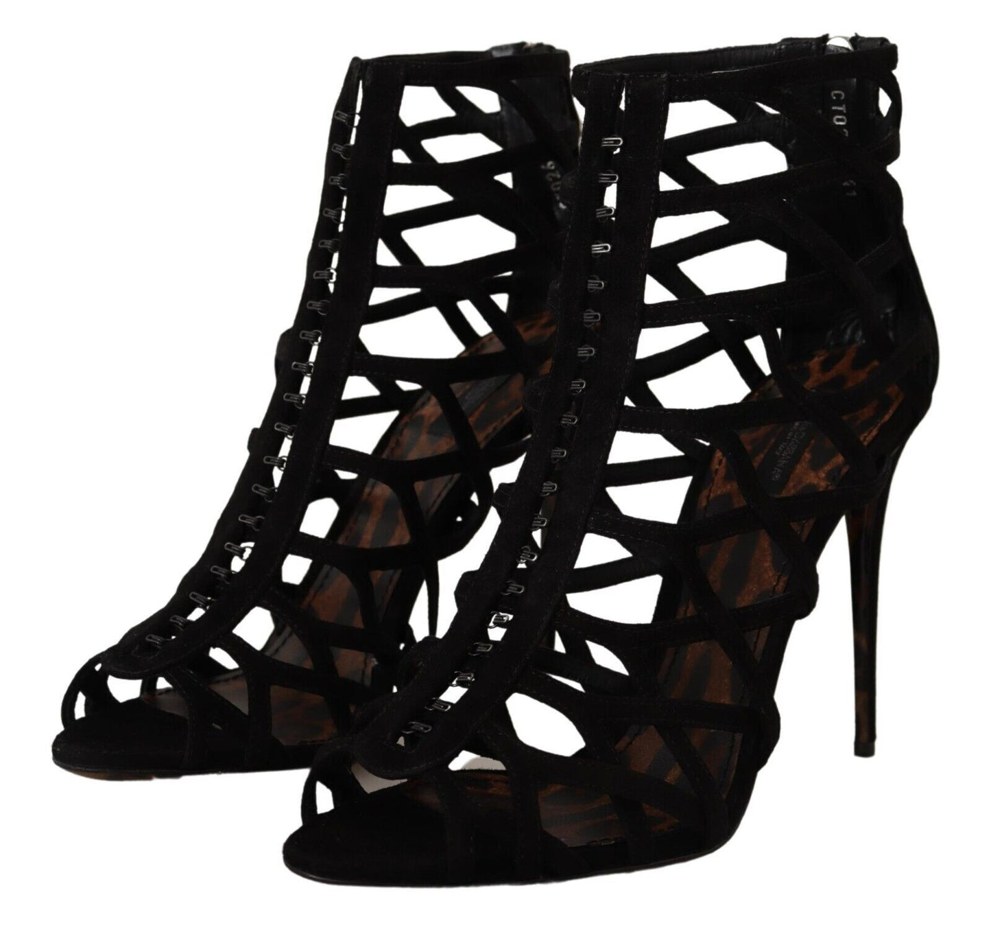 Dolce &amp; Gabbana Chaussures à talons aiguilles en daim noir Bette