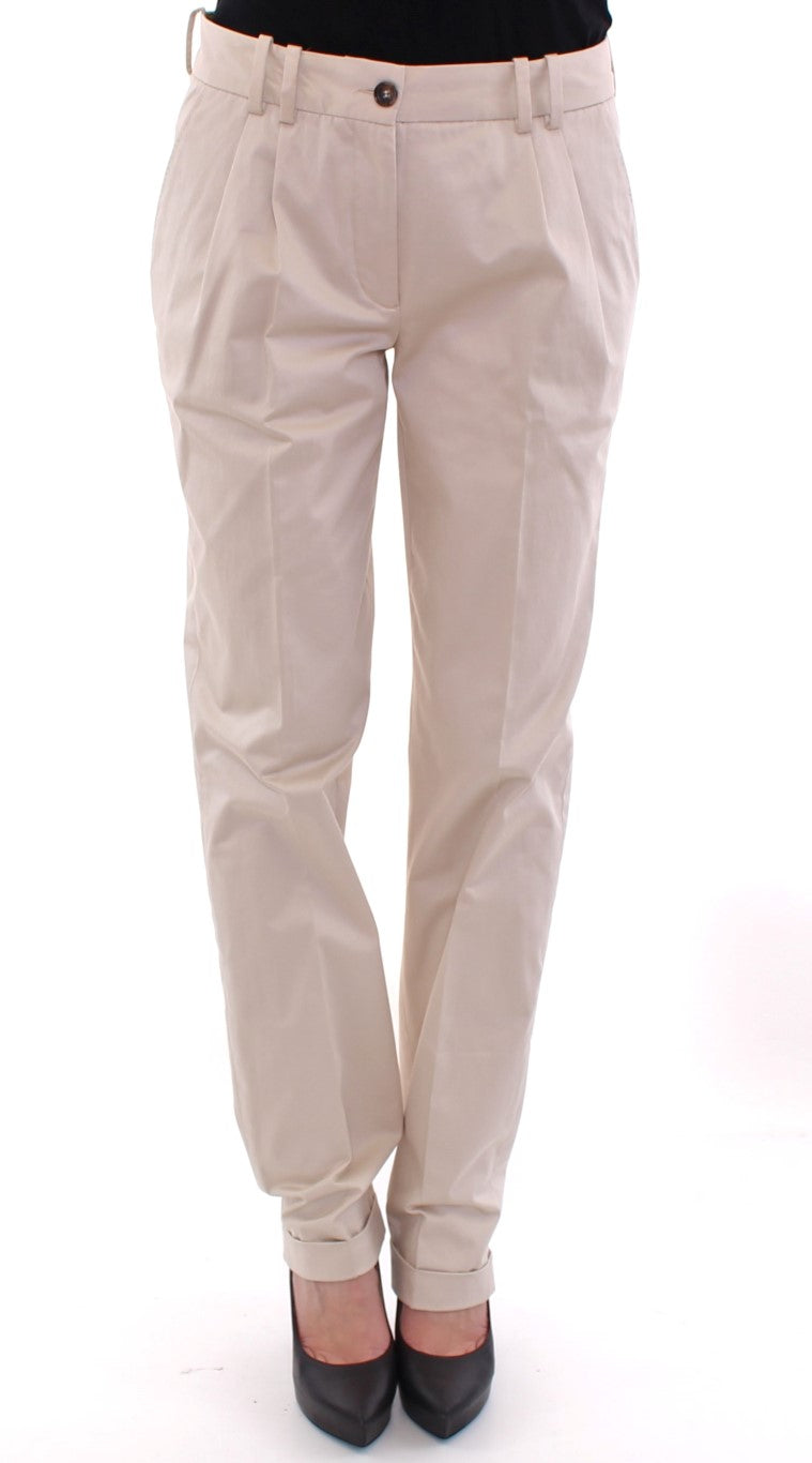 Dolce &amp; Gabbana Pantalon chino en coton beige