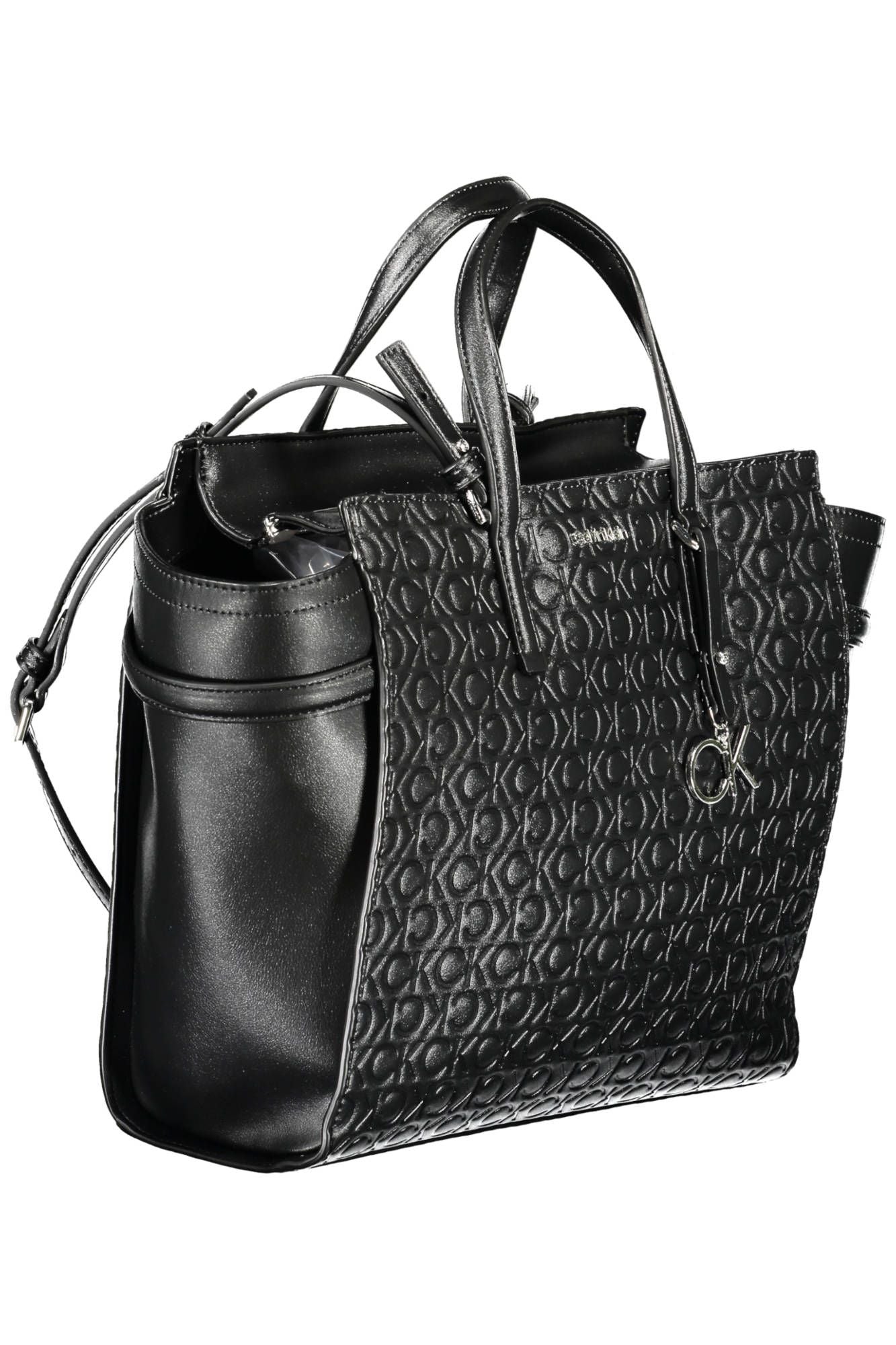 Calvin Klein Elegant Black Recycled Polyester Handbag