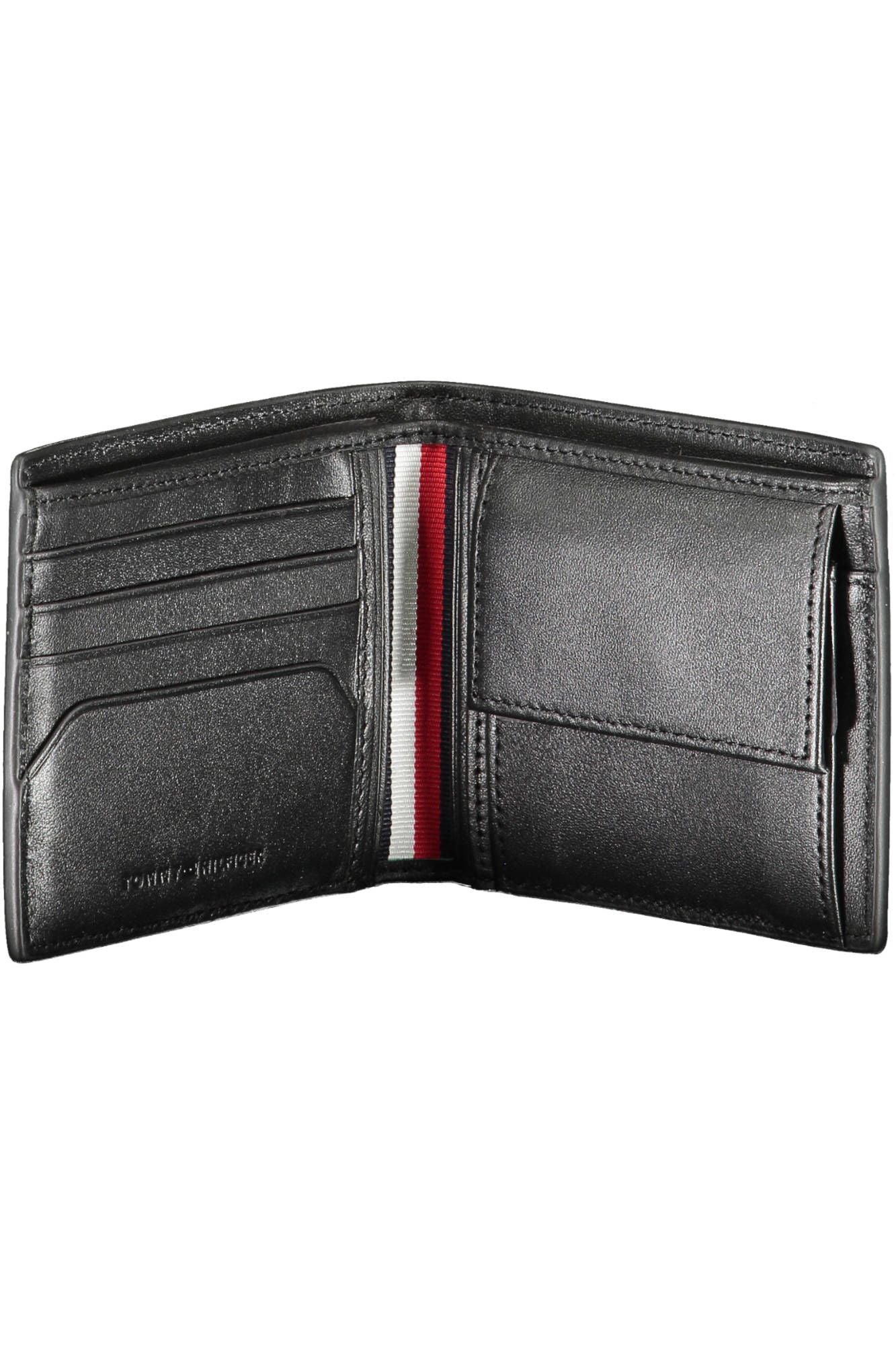 Tommy Hilfiger Chic Black Bifold Wallet with Coin Purse