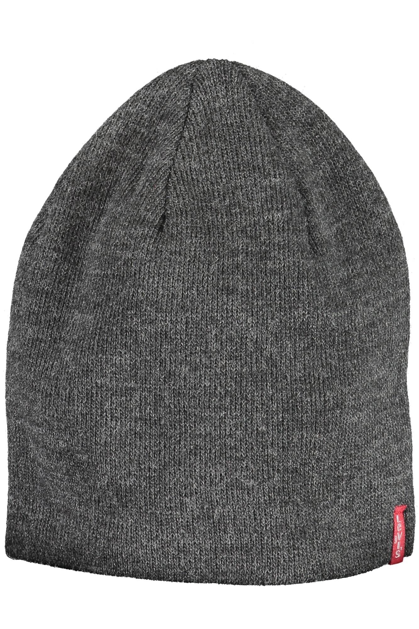 Levi's Chic Gray Logo Applique Cap