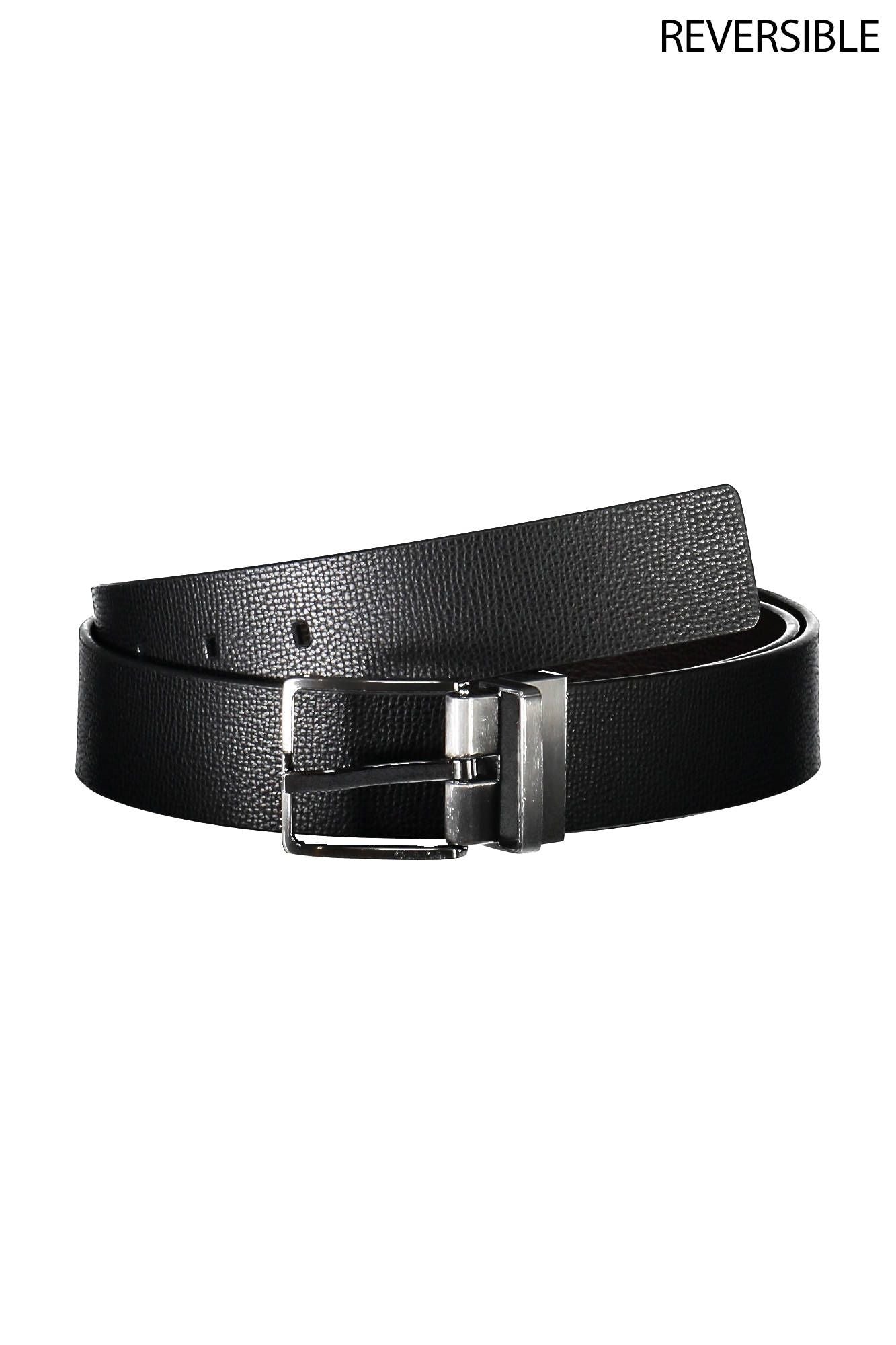 Calvin Klein Reversible Black Leather Sophistication