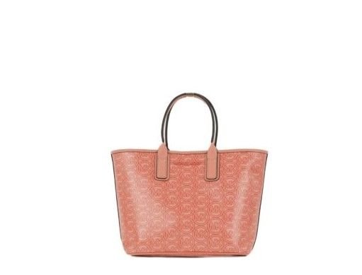 Michael Kors Jodie petit sac à main fourre-tout en polyester recyclé avec logo Sherbert Jacquard