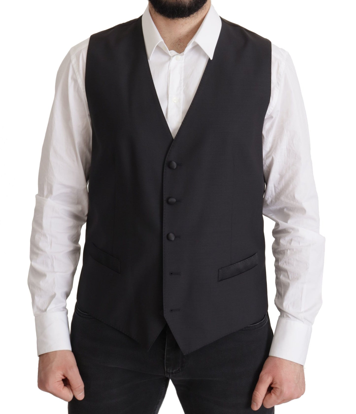 Dolce &amp; Gabbana Dunkelblauer einreihiger MARTINI-Blazer