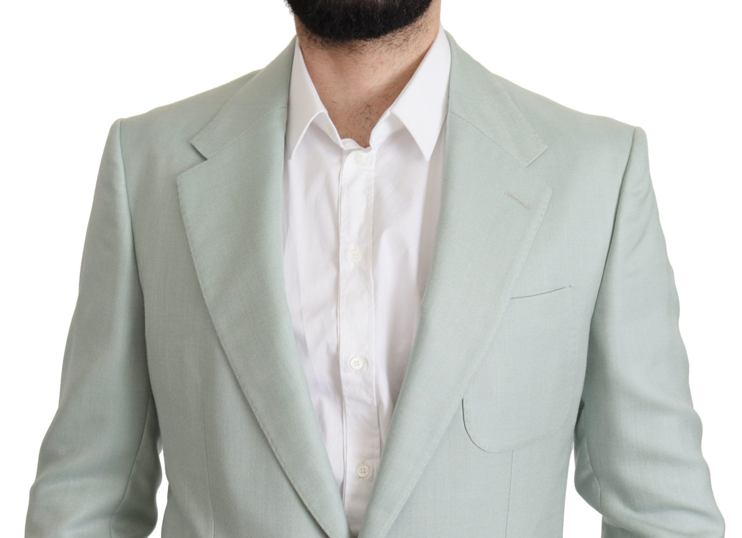 Dolce &amp; Gabbana Veste Blazer en Cachemire Vert