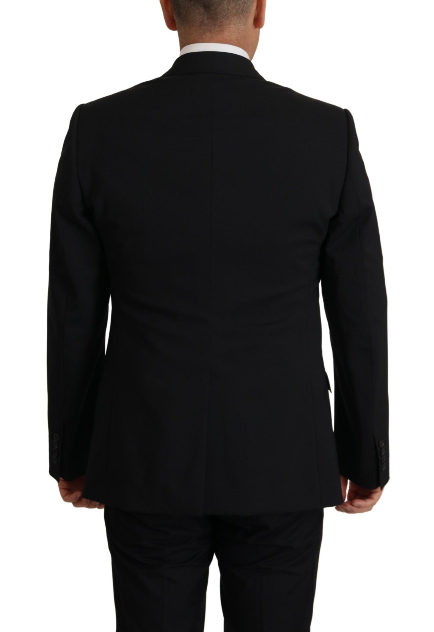 Dolce &amp; Gabbana Schwarze Jacke Weste 2-teiliger MARTINI-Blazer