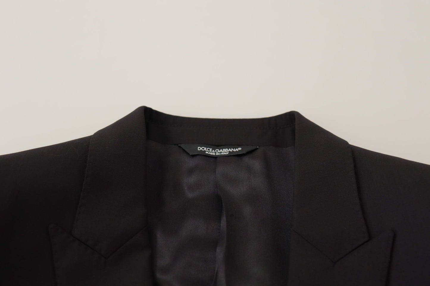 Dolce &amp; Gabbana Veste noire à simple boutonnage Blazer MARTINI