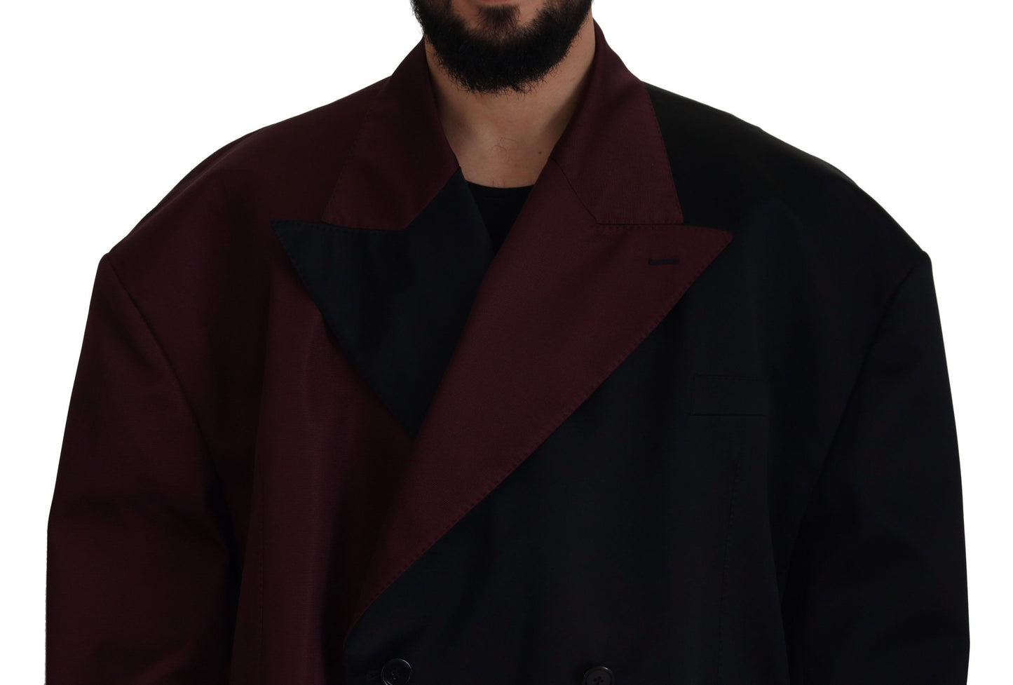 Dolce &amp; Gabbana Veste croisée en polyester bordeaux