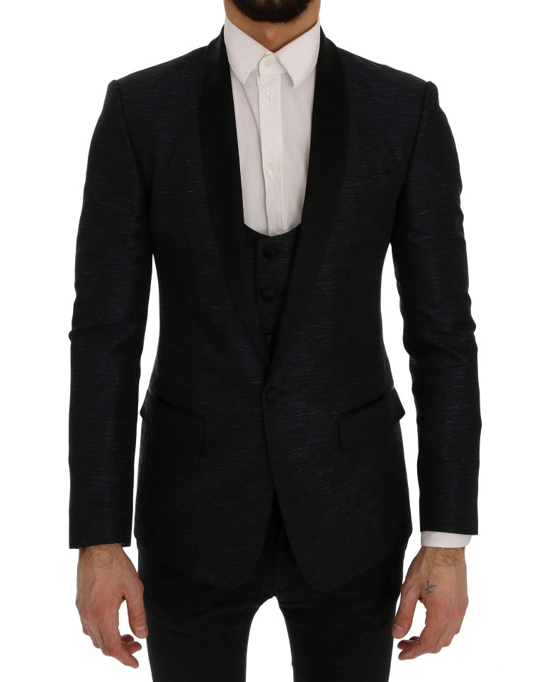 Dolce &amp; Gabbana Blazer 2 pièces slim bleu MARTINI