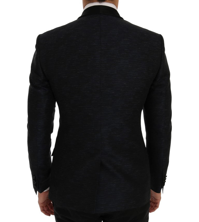 Dolce &amp; Gabbana Blazer 2 pièces slim bleu MARTINI