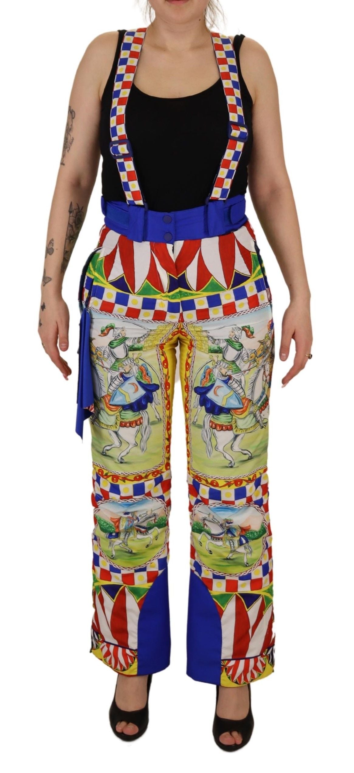 Pantalon de neige imprimé multicolore Dolce &amp; Gabbana