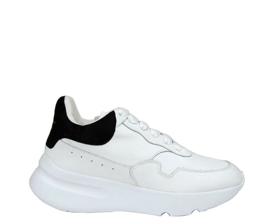 Alexander McQueen Alexander McQueen Damen-Sneaker aus weißem Leder und Wildleder