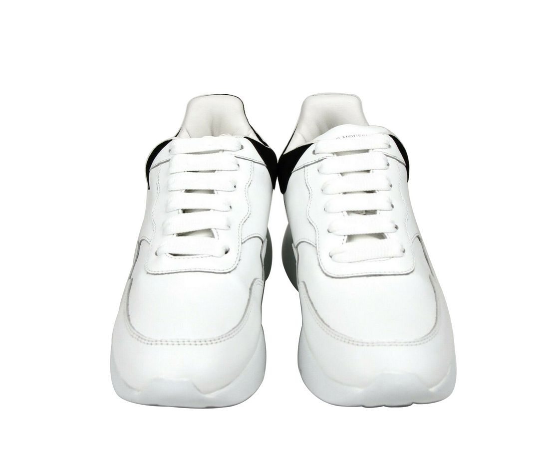 Alexander McQueen Alexander McQueen Baskets en daim et cuir blanc pour femme