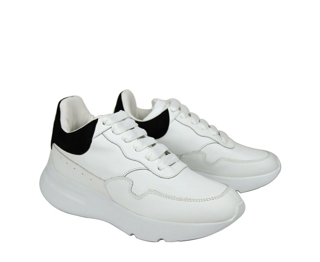 Alexander McQueen Alexander McQueen Baskets en daim et cuir blanc pour femme