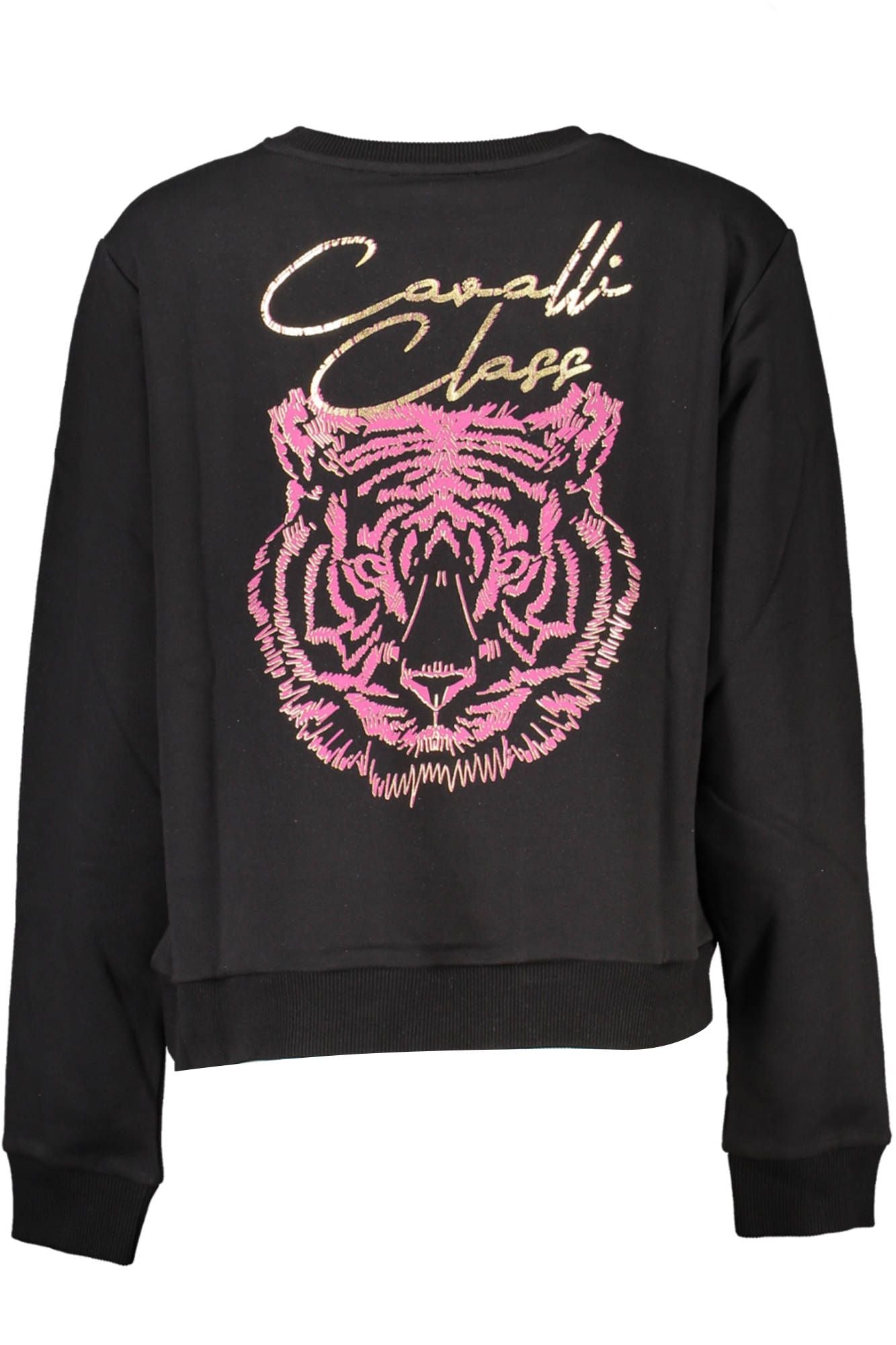 Cavalli Class Elegant Long-Sleeve Printed Sweatshirt