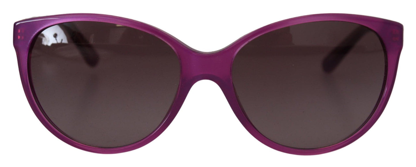 Dolce &amp; Gabbana DG4171P Sonnenbrille mit violettem Acetatrahmen und runden Sonnenbrillen