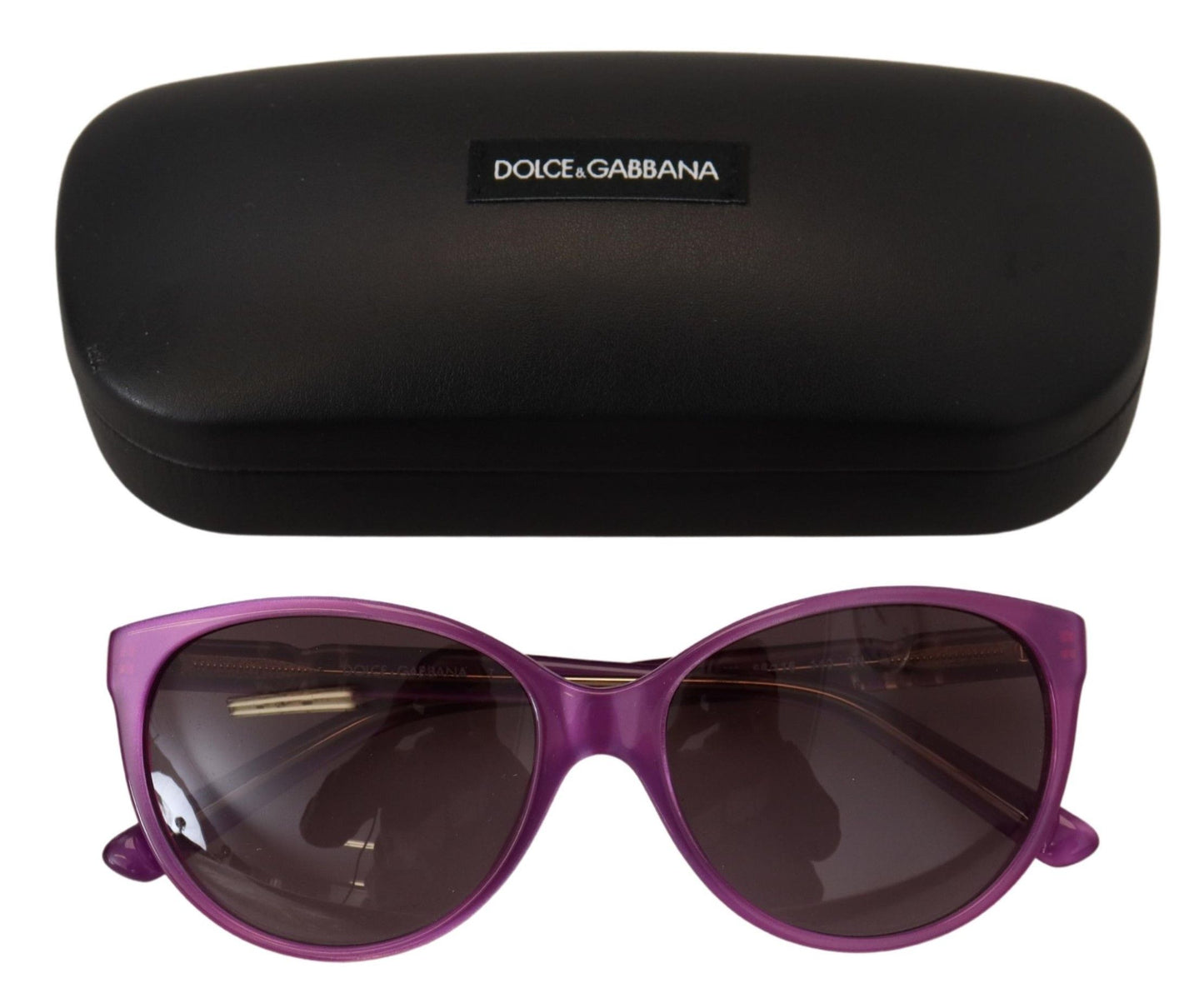 Dolce &amp; Gabbana DG4171P Sonnenbrille mit violettem Acetatrahmen und runden Sonnenbrillen