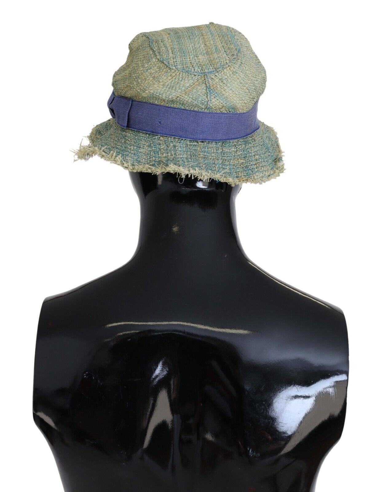 Chapeau bob en paille de coton multicolore Dolce &amp; Gabbana