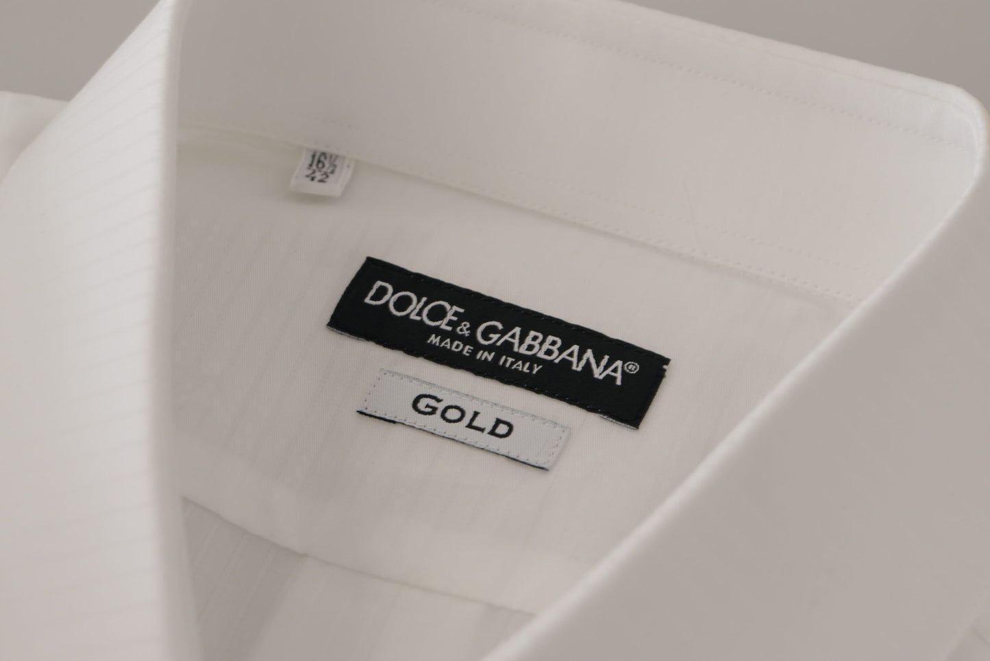 Dolce &amp; Gabbana Weißes Slim-Fit-Hemd aus Baumwolle für formelle Anlässe