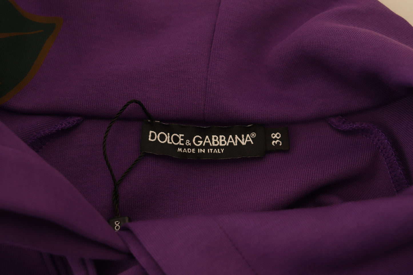 Dolce &amp; Gabbana Pull en coton à imprimé floral violet