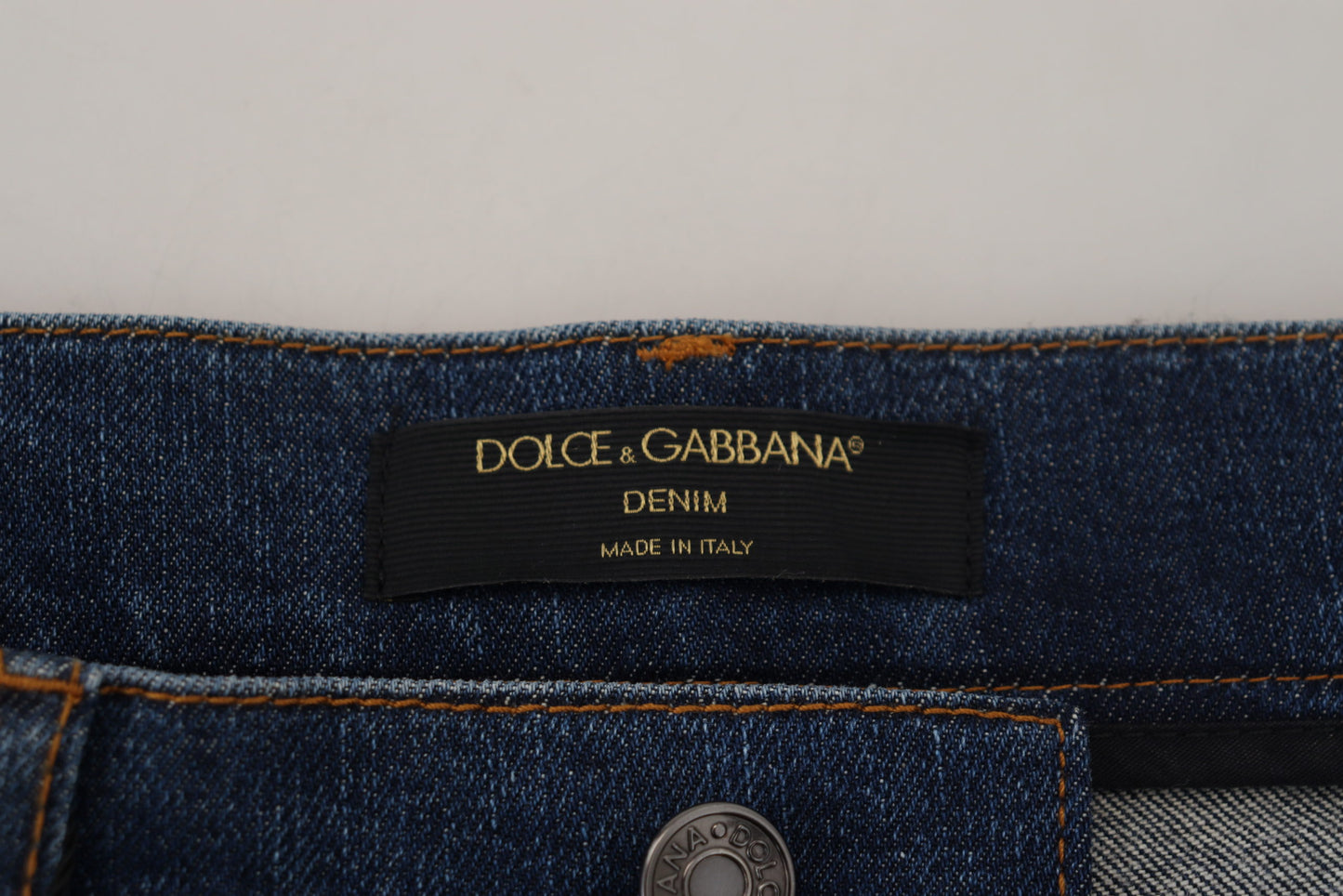 Dolce &amp; Gabbana – Schwarze Skinny-Denim-Jeans mit Blumenmuster und Spitze vorne