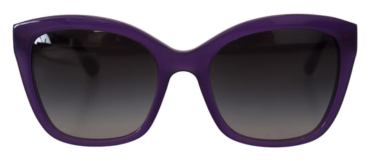 Lunettes de soleil carrées à monture complète en acétate violet Dolce &amp; Gabbana DG4240